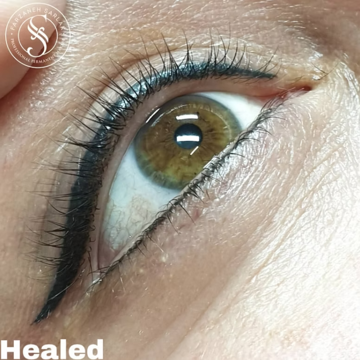 Winged eyeliner resultat hos Prettier.dk – billede 5 (healed)