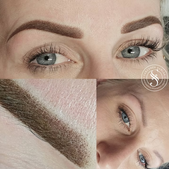 Powder Brow og Ombré Brow resultat hos Prettier.dk