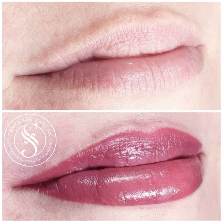 Permanent makeup læber resultat hos Prettier.dk – billede 17